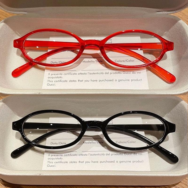 Retro Anti-blue Light Glasses Women Y2K Harajuku Red Green Square Frame Eyeglasses Reading Computer Spectacle Goggles Eyewears