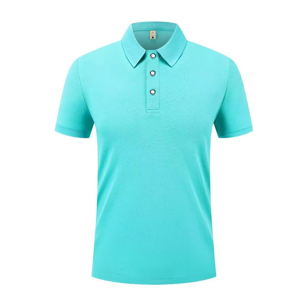 2026 Summer New Men's Fashion Casual Breathable Comfortable Polo Shirt Solid Color High Quality Short Sleeve T-shirt
