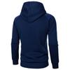 Men‘s Zipper Pullover Long Sleeve Hooded Sweatshirt Tops Blouse