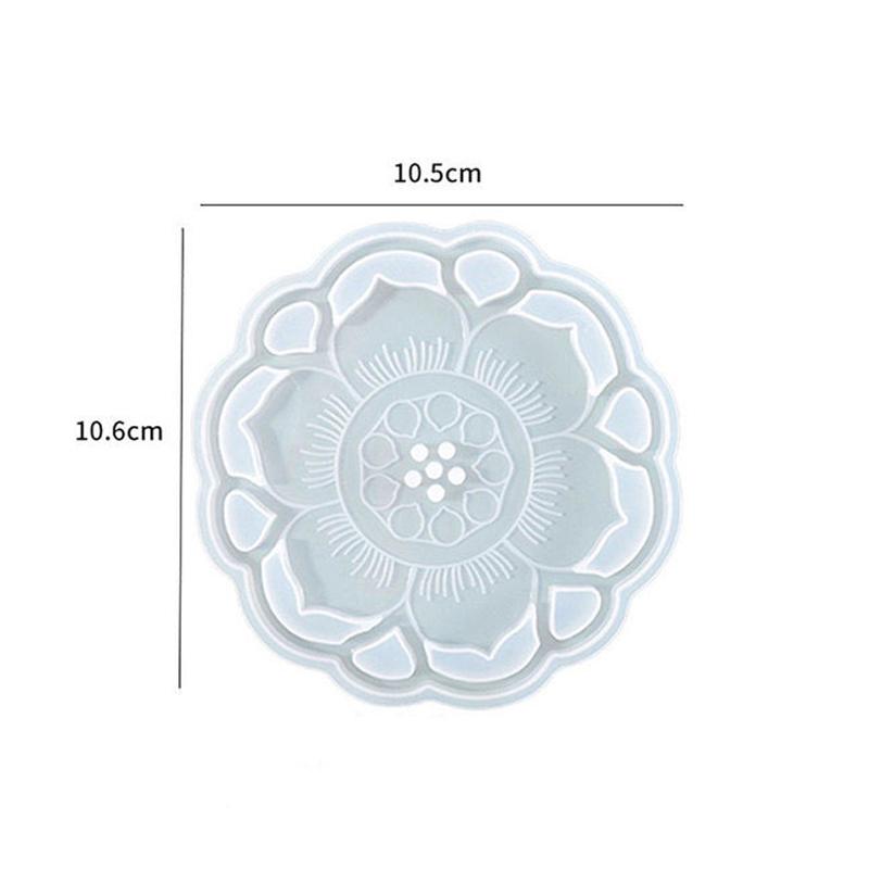 Mould DIY Crystal Resin Hollow Snowflake Heat-Resistant Coaster Mold Snowflake Hanging Ornament Christmas Series Silicone Molds