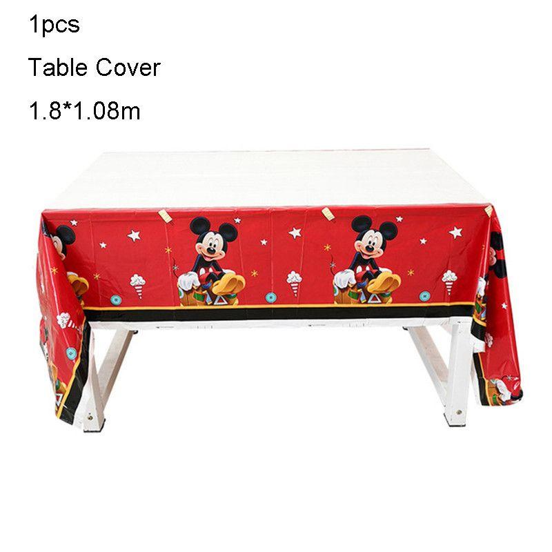 Theme Mouse Cartoon Party Supplies Decoration Red Birthday Party Decor