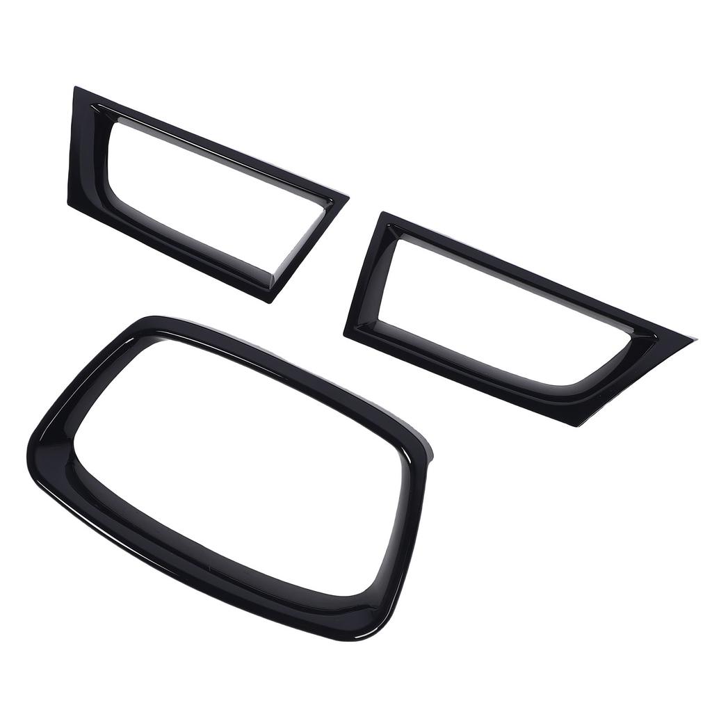 3 PCS Front Grille Overlay Cover Decorative Front Grille Surround Trim Replacement for       9th Generation 2006-2007