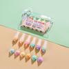 Set di 6 Mini Pennarelli Fluorescenti - Design Carino a Cartone Animato, Perfetti per Studenti delle Elementari. Evidenziatori Piccoli, Portatili e Colorati.
