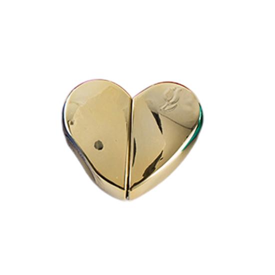 25ml Portable Refillable Love Heart Metal Empty Perfume Bottle Travel Atomizer