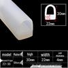D-Shaped Silicone Sealing Strip: High-Temperature, Water-Retaining, Self-Adhesive, Anti-Collision, Shock-Absorbing for Doors & Windows