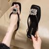 Fashion Women Sandals Sexy Flip-Flops Woman Slippers Luxury Rhinestone Casual Shoes Outdoor Comfortable Women Shoes Beach Flats