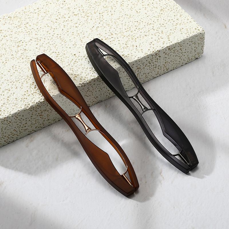 Ultralight HD Portable Foldable Reading Glasses with 360° Rotation for Middle-Aged and Elderly Users