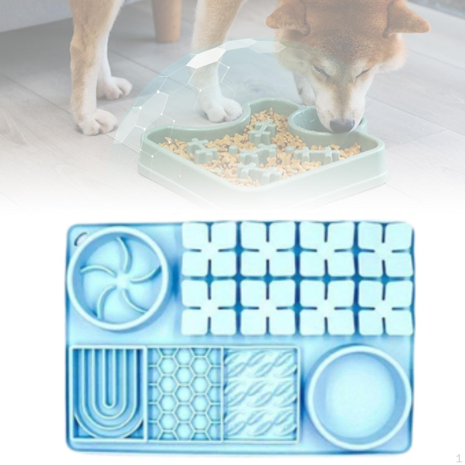 

Силиконовый коврик для медленного кормления и вылизывания для питомцев, нюхательный коврик, предотвращает переедание, еда, добывание пищи