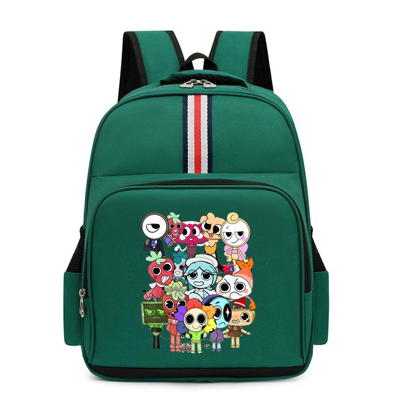 Cartoon Peripheral Trend Children'S Backpack Primary And Secondary School Students Large-Capacity Schoolbag