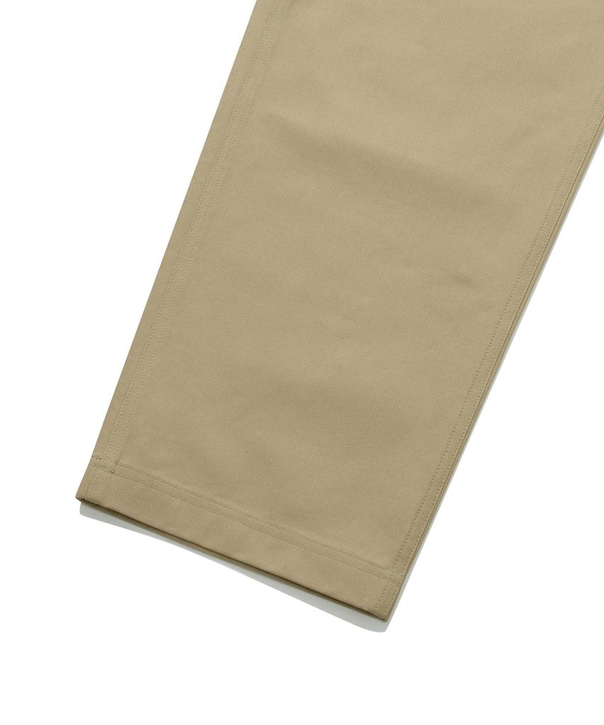 COVERNAT Semi-Wide Fit Work Pants Beige