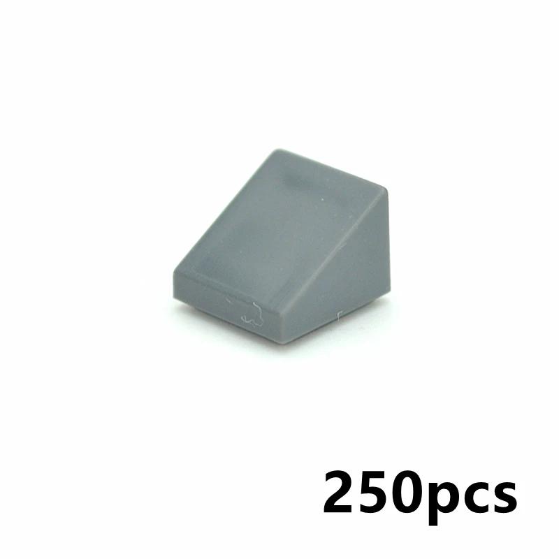 250Pcs Color Building Blocks Figure Smooth Slope Bevel Bricks 54200 1x1 Educational Creative Size Compatible With Toys for Child