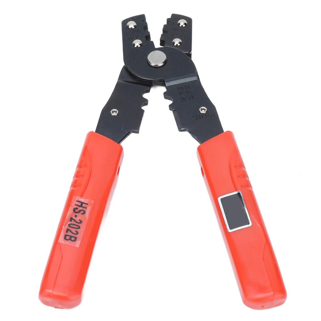 HS?202B Cold Pressing Crimping Plier Terminal Crimping Plier Wire Crimper Multifunctional Crimping