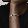 Pandora Triple Blue Stone Safety Chain 791688c01