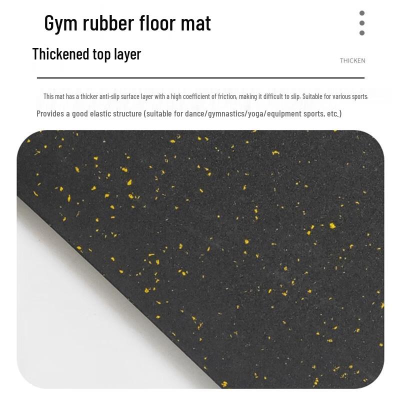 

Gym Soundproof Anti-slip Rubber Floor Mat