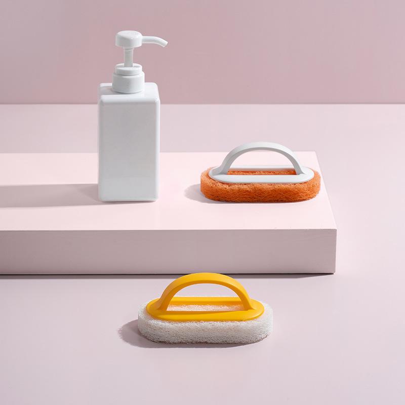 Multi-Purpose Cleaning Brush Set: Bathtub, Tile, Kitchen Pot & Dish Sponge Brush