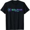 Solana SOL Coin Crypto Logo Blockchain _ Solana T-Shirt