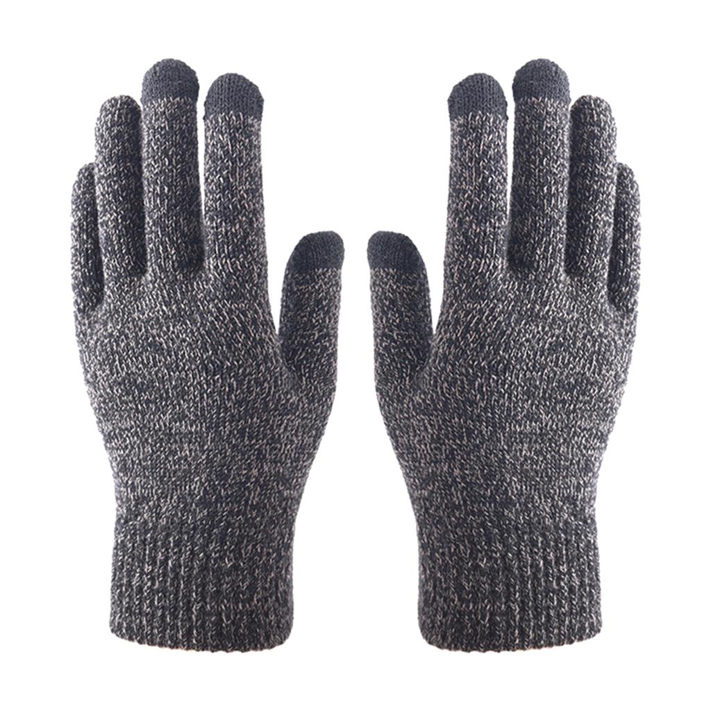 2PCS Winter Warm Full Fingers Gloves Waterproof Cycling Outdoor Sports Running Motorcycle Ski Touch Screen Fleece Gloves Guant