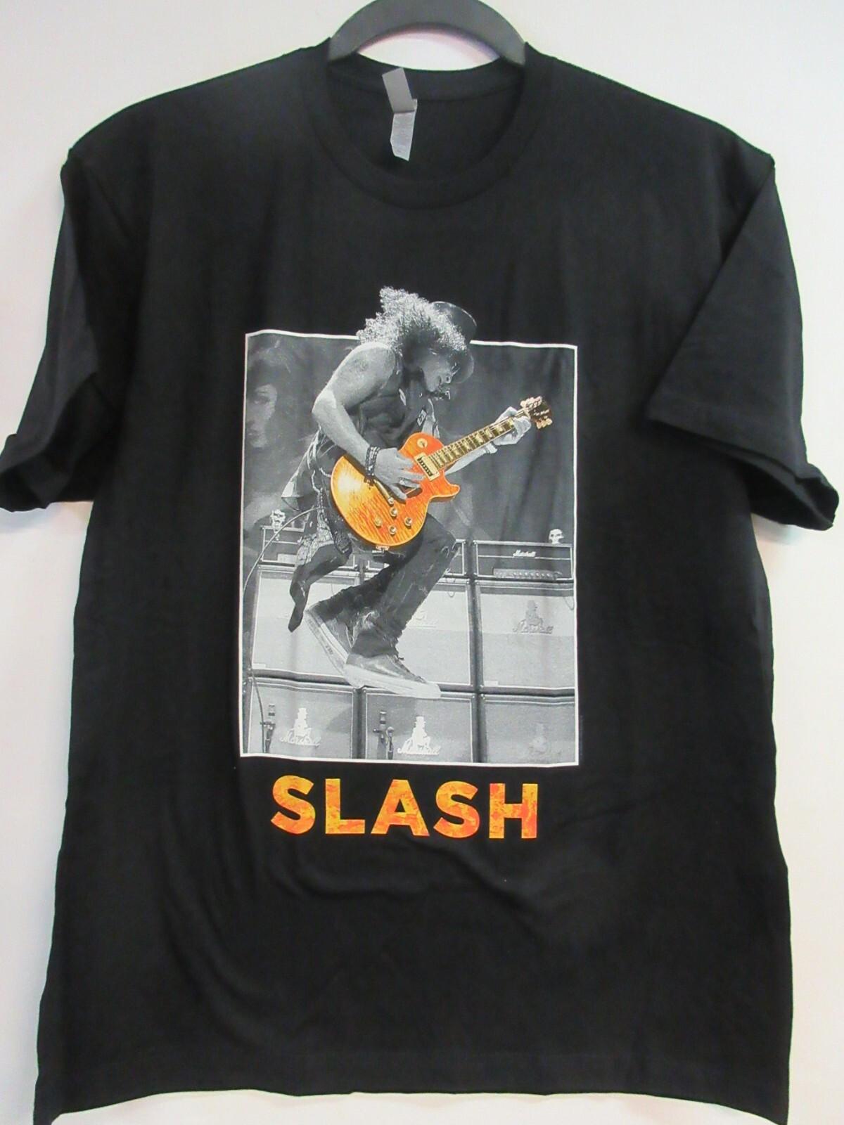 SLASH OFFICIAL MERCH JUMPING GUITAR BAND CONCERT MUSIC T- EXTRA LARGE Unisex T-Shirt XXXXL