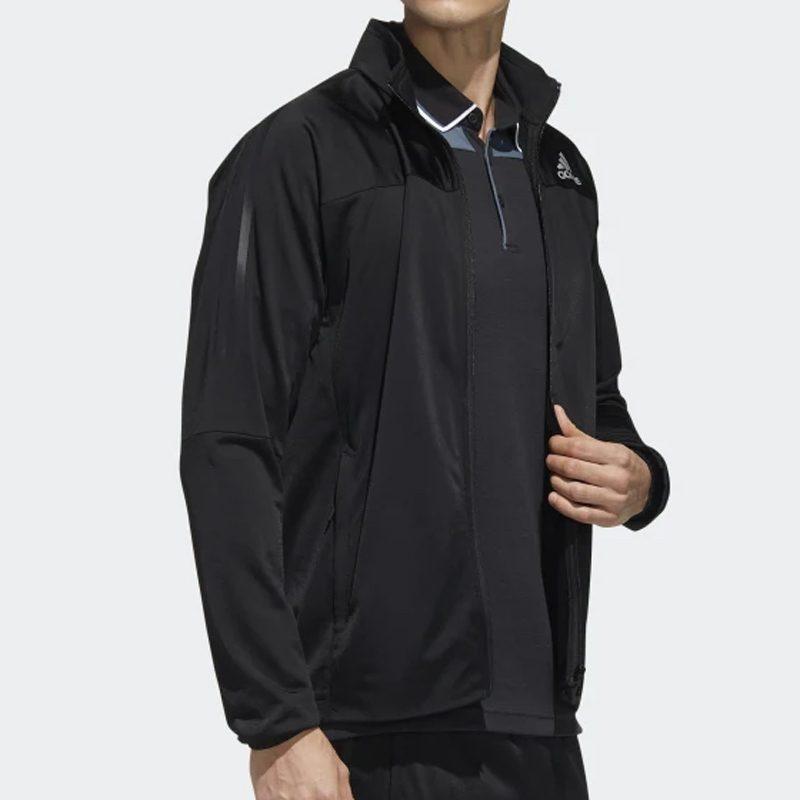 Adidas Jackets Men's Black Stand Collar Moderate Other FS3771