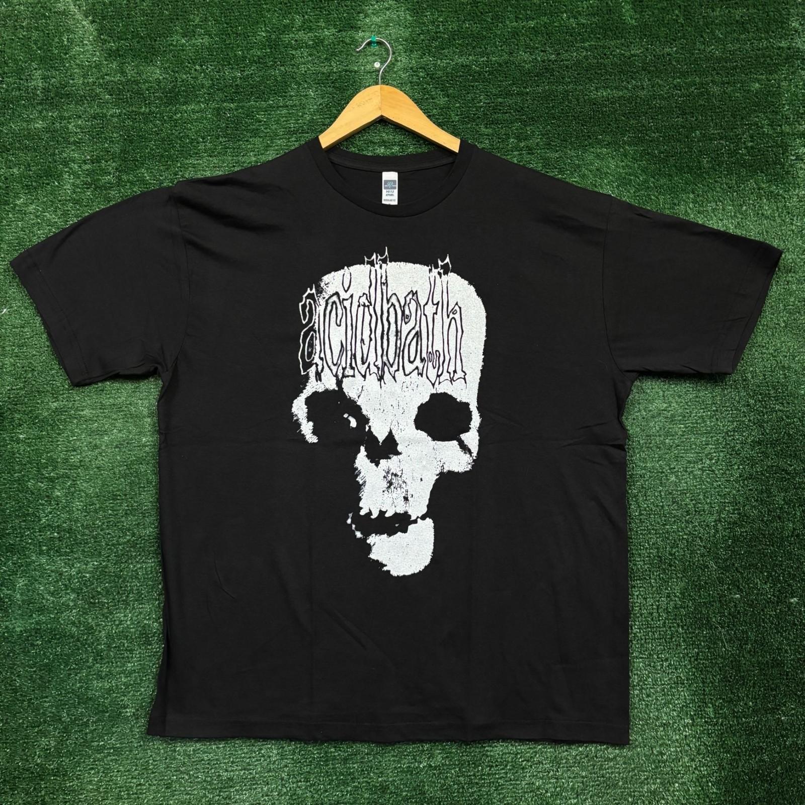 Acid Bath Skull Sludge Metal T- Size Extra Large Unisex T-Shirt XXL
