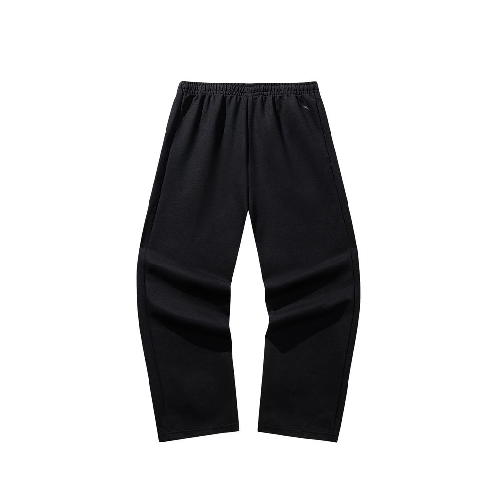 Anta Basketball Long Pants Spring 2026 Knitted Sports Pants Unisex Bottoms Black 972611301-3
