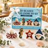 3D Beaded Ocean Gnome DIY Kit 4 Piece Set Includes Octopus Seahorse Starfish and Gnome Figures for Crafting and Decoration