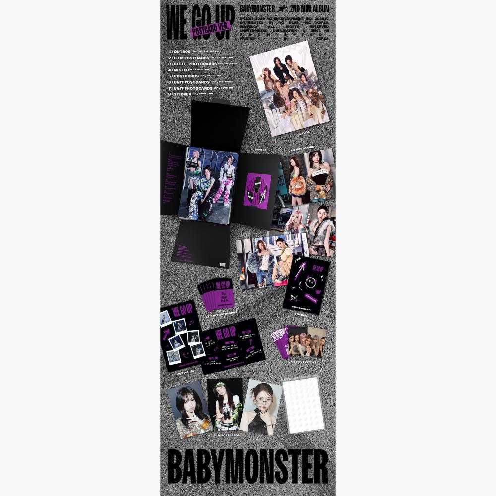 BABYMONSTER 2. Mini Album WE GO UP wersja pocztówkowa
