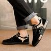 Men’s Sports Shoes Casual Skateboard Shoes Printed Student Black Running Sneakers Plus Size
