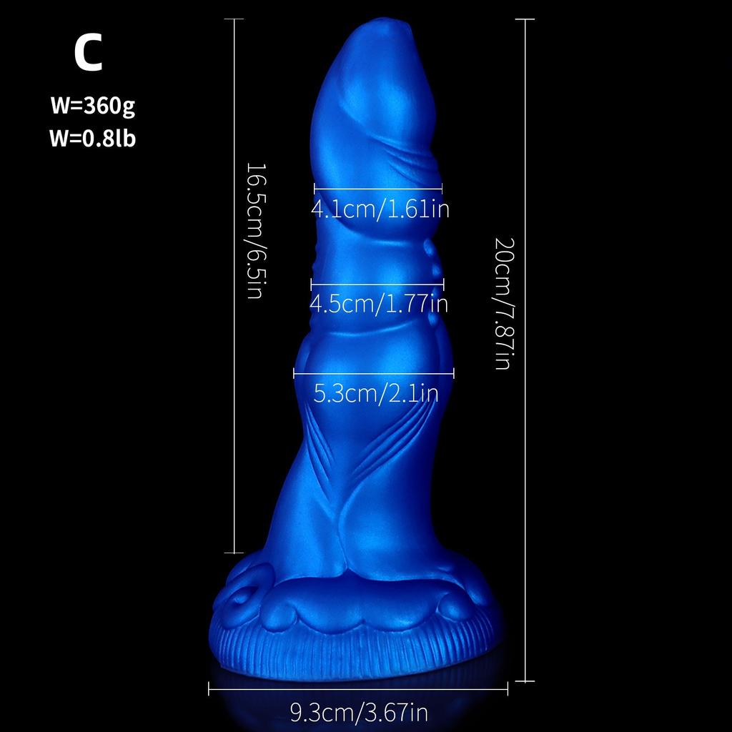 Irregular Simulation Penis Anal Plug Thickening For Male And Female Use Posterior Anal Plug Liquid Silicone Anal Expansion Masturbator