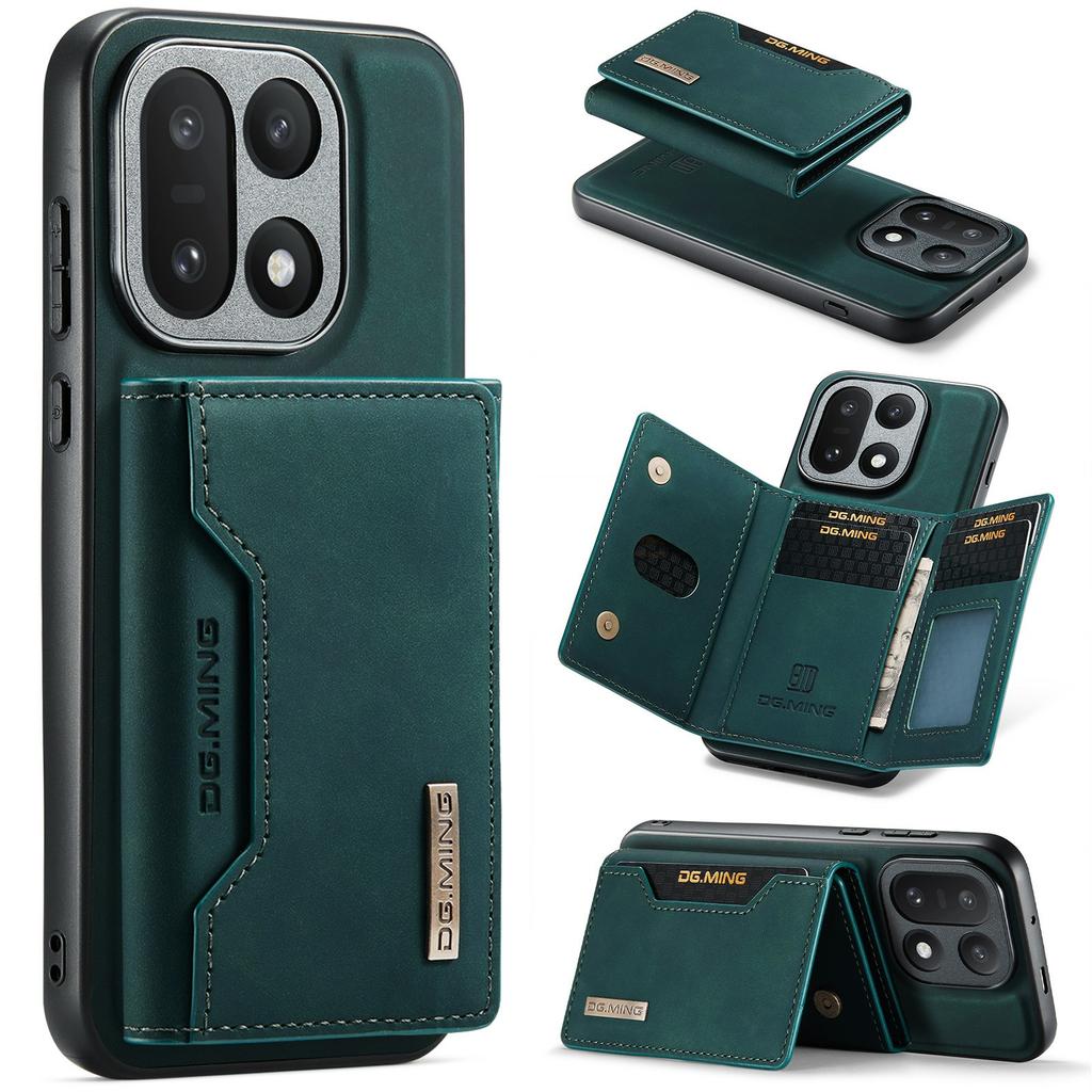 DG.MING M2 Serie für OnePlus 15 5G PU-Leder Dreifach faltbar Mehrere Kartenfächer Halter Geldbörse
