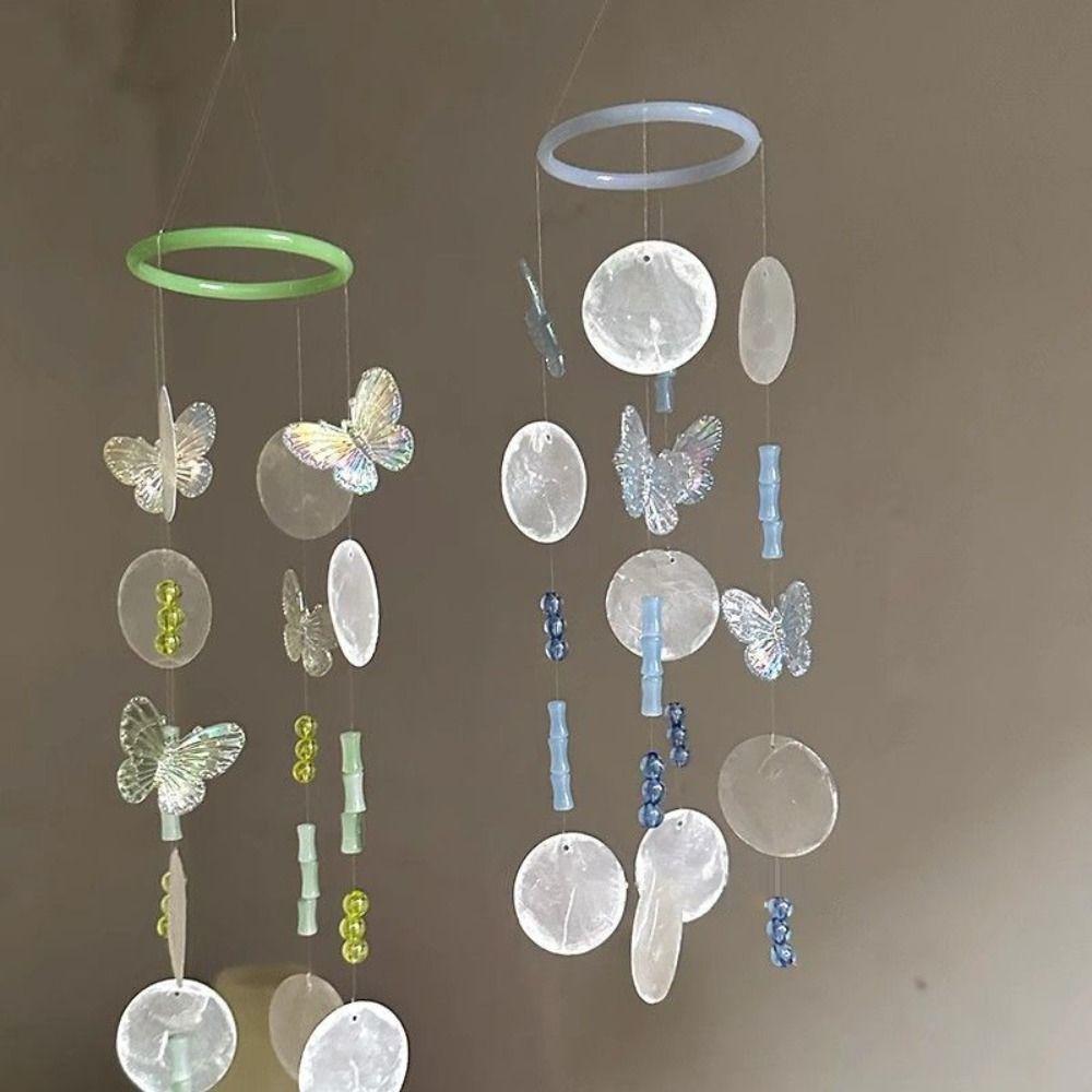 Koi Butterfly Wind Chimes Material Kit Home Decor Accessories Hanging Ornaments Courtyard