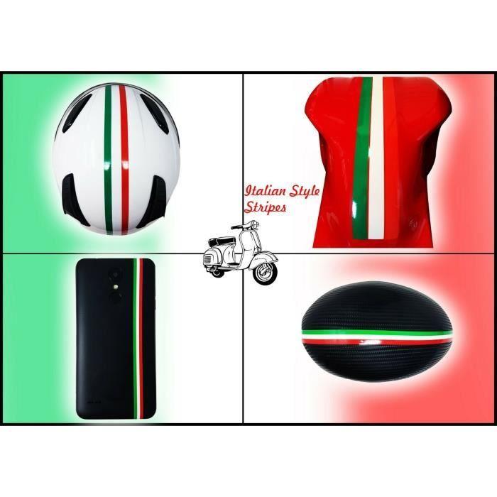 Bandes Adhésives De Course Pour Motos, Italie Couleurs, 7,5 Mm X 1,5 Mt