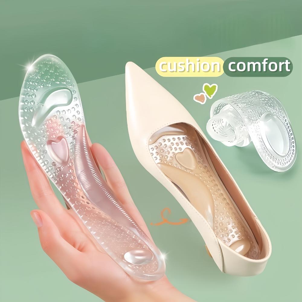 Silicone Heel Pad Heel Sticker Heels Protector Adjust Size Adhesive Non-slip Shoe Pads Pain Relief Foot Care Inserts Half Insole