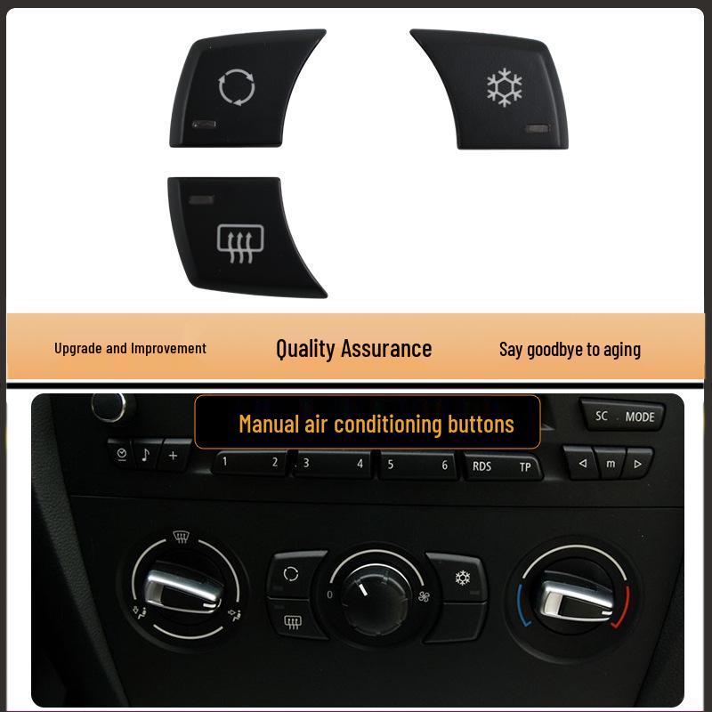 BMW 3 Series, 1 Series, X1, X3 Console Air Volume & Glass Button Knobs.