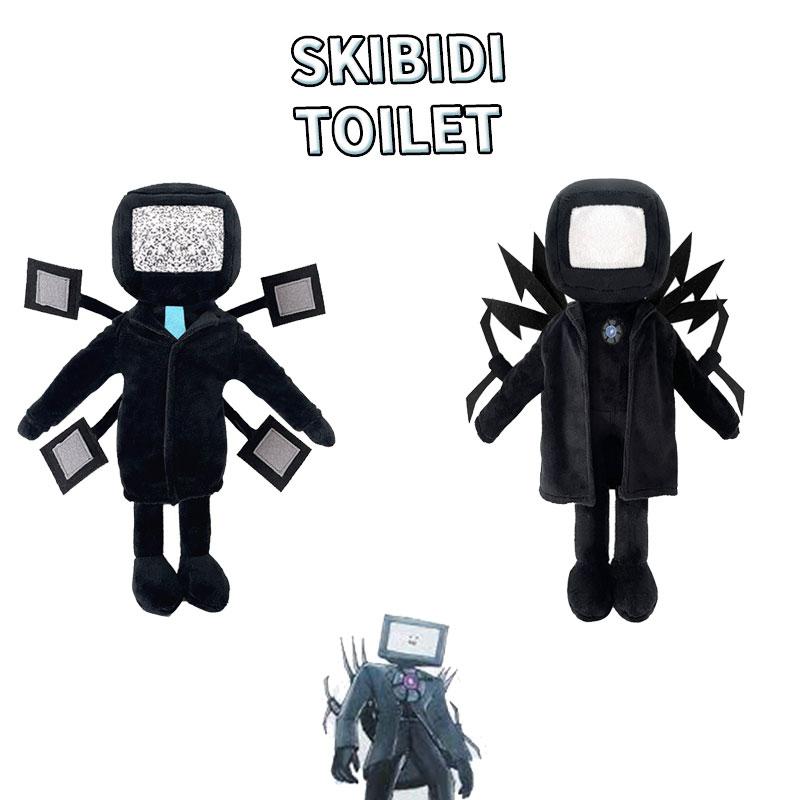 Plush Skibidi Toilet Dolls Television Stuffed Toys Tv Man Prank Game Props Decor