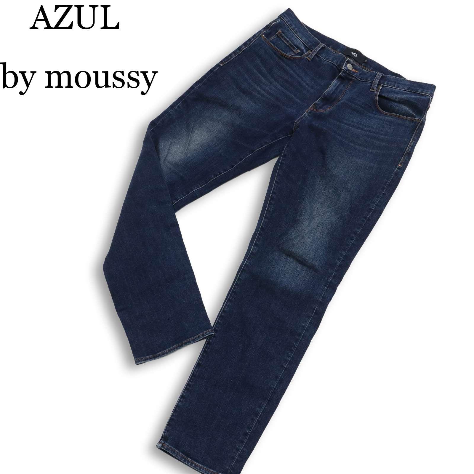 AZUL by moussy All year round USED processing Stretch skinny denim pants Jeans Sz.XL Men s