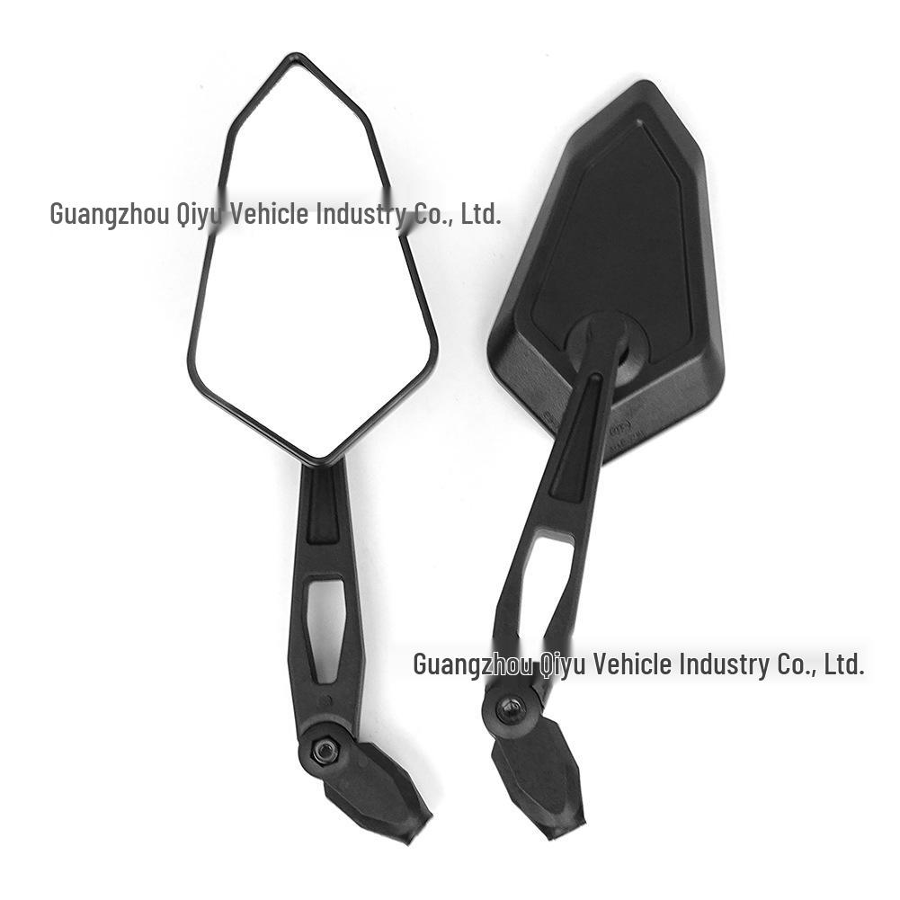 Universal Foldable Polygonal Rearview Mirror for Electric Motorcycles