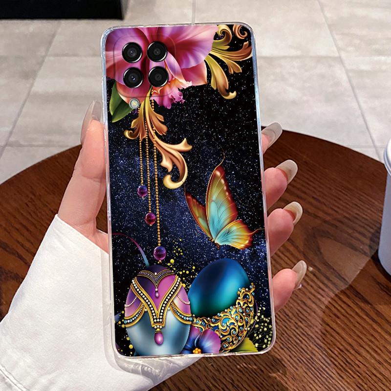 Casing For Samsung M33 5G Case M336B Aesthetic Fashion Cute Cat Transparent Bumper Cover For Samsung Galaxy M33 M53 Phone Case