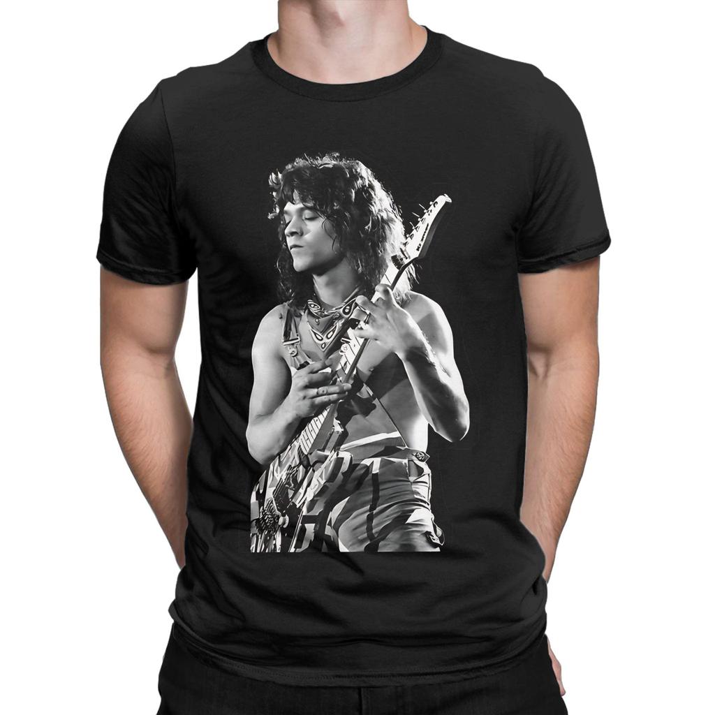 long sleeve eddie stuff eddie funny eddie Funny 100 Cotton TShirt Van Halen Tees Tops For Unisex