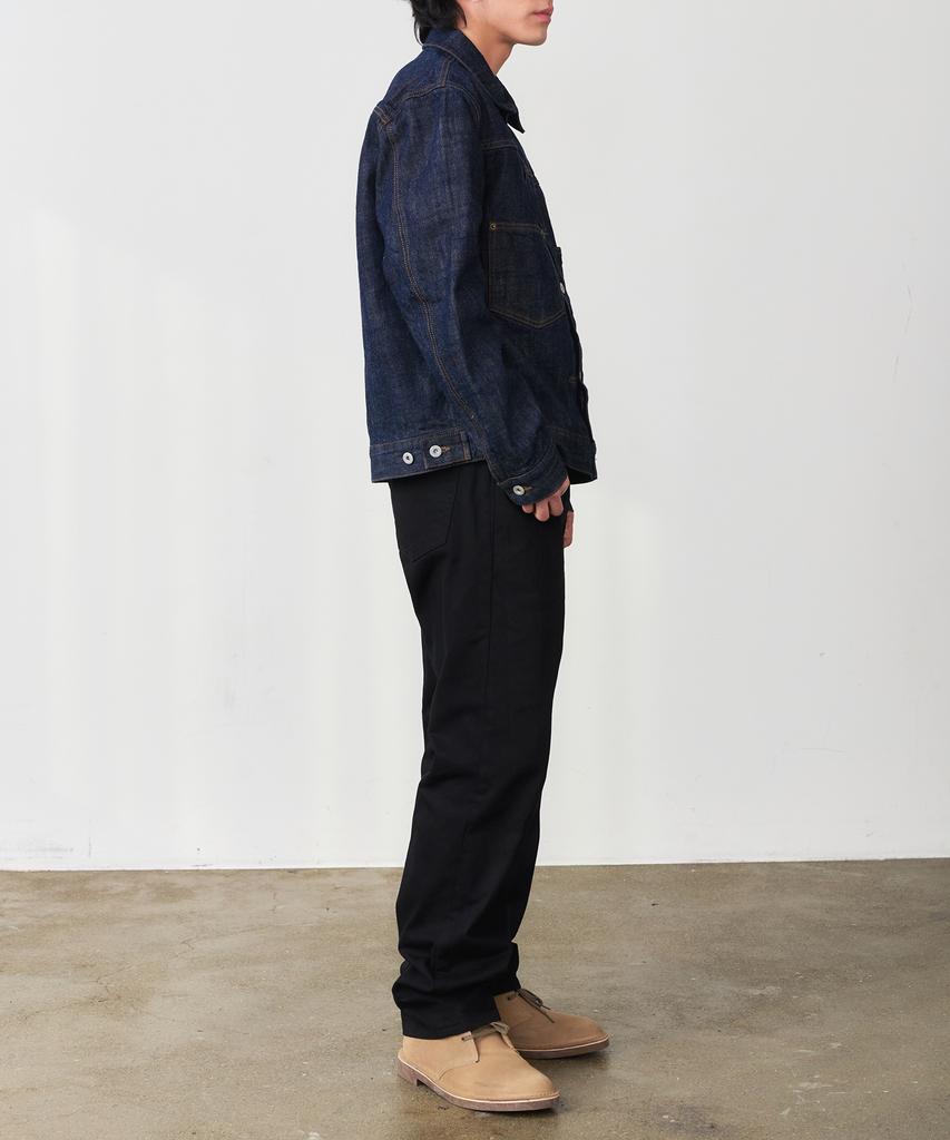 DENMADE Den0655 Crease Chino Pants (Black)