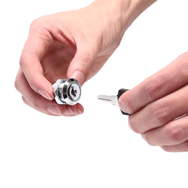 1 Set Locks With Keys Cam Cylinder Locks Door Cabinet Mailbox Cabinet Drawer Locker Security Furniture Cabinet Door