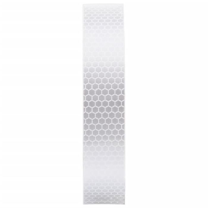 VidaXL Bande réfléchissante Blanc 2,5 cmx20 m PVC 153113