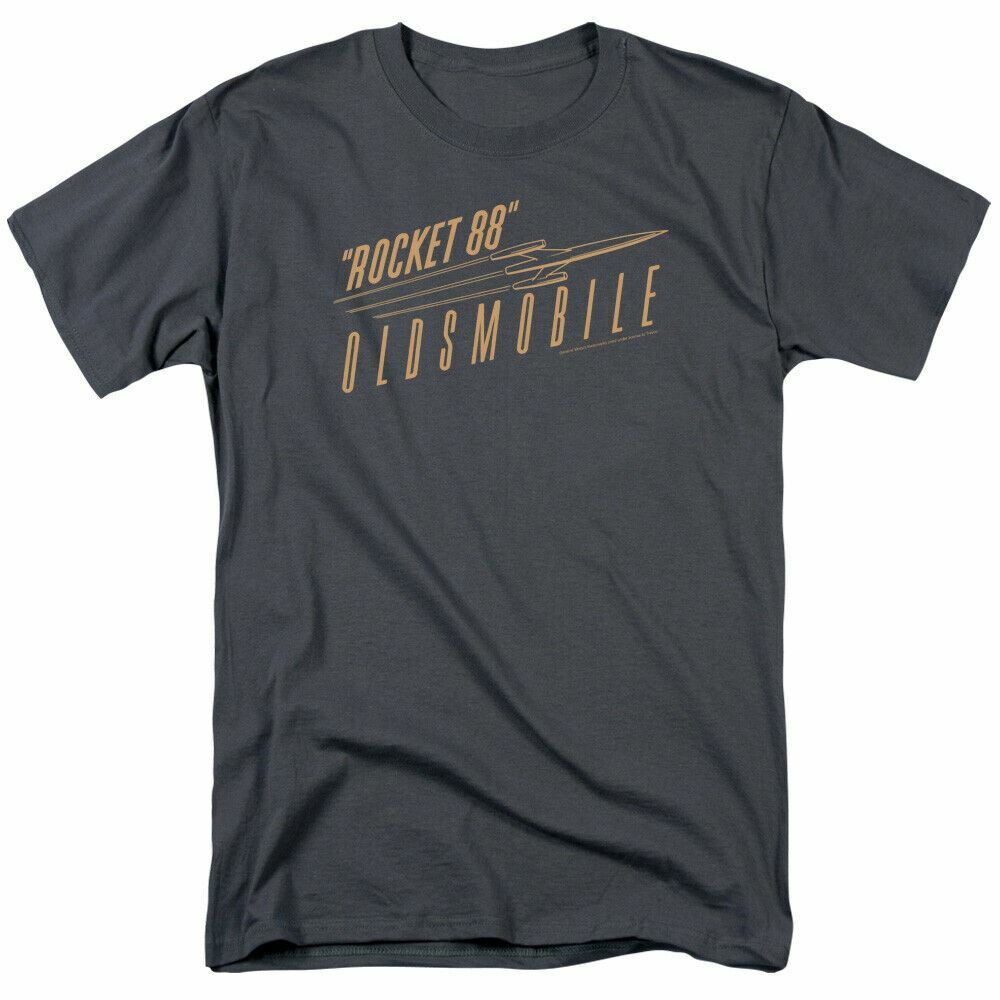 

Oldsmobile Retro 88 T Shirt Mens Licensed Auto Car Rocket Tee Charcoal L