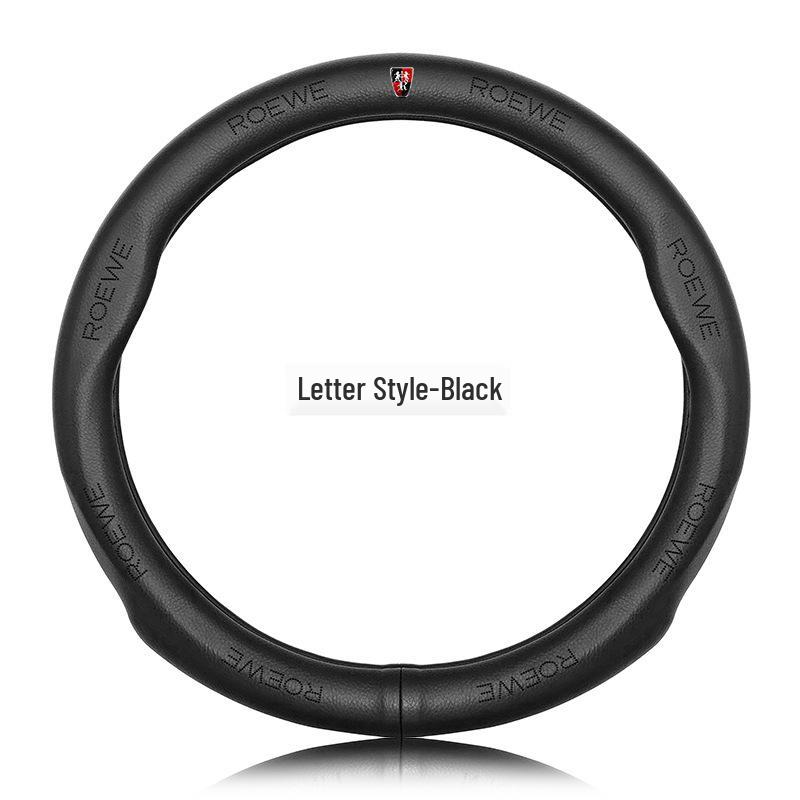 Genuine Leather Steering Wheel Cover for Roewe RX5, RX3, RX8, I5, I6, 350, 550, 360, E5, E6 - Sport Edition