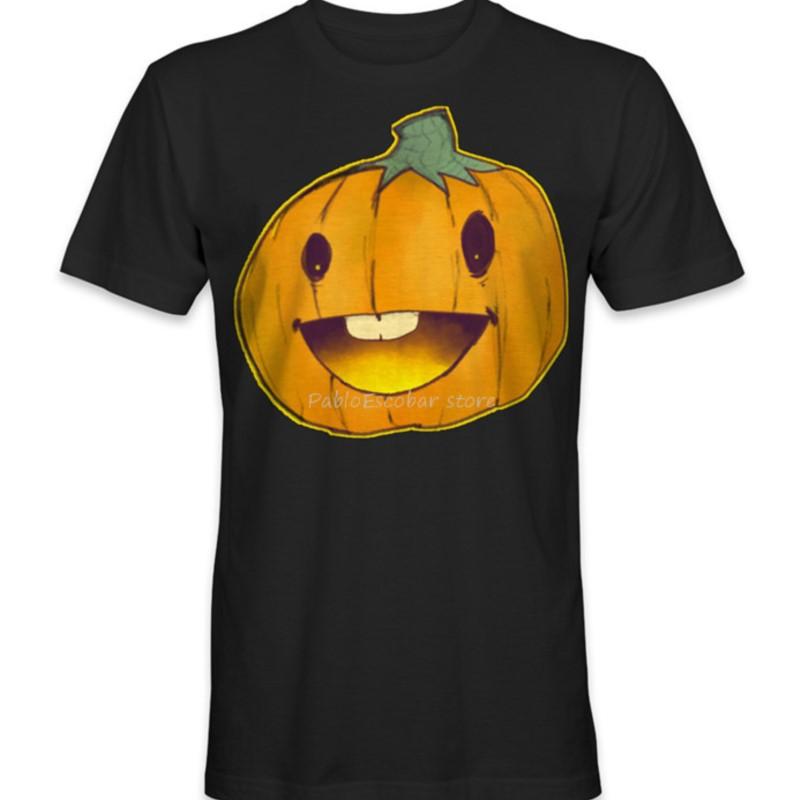 Halloween Pumpkin Face TShirt Graphic Tee Shirt men summer tshirt brand tops summer tshirt man top tees euro size S