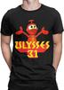NONO The Robot Ulysses 31 T Shirts Men's Pure Cotton Novelty Men T Shirts Crew Neck Cartoon Tee Shirt