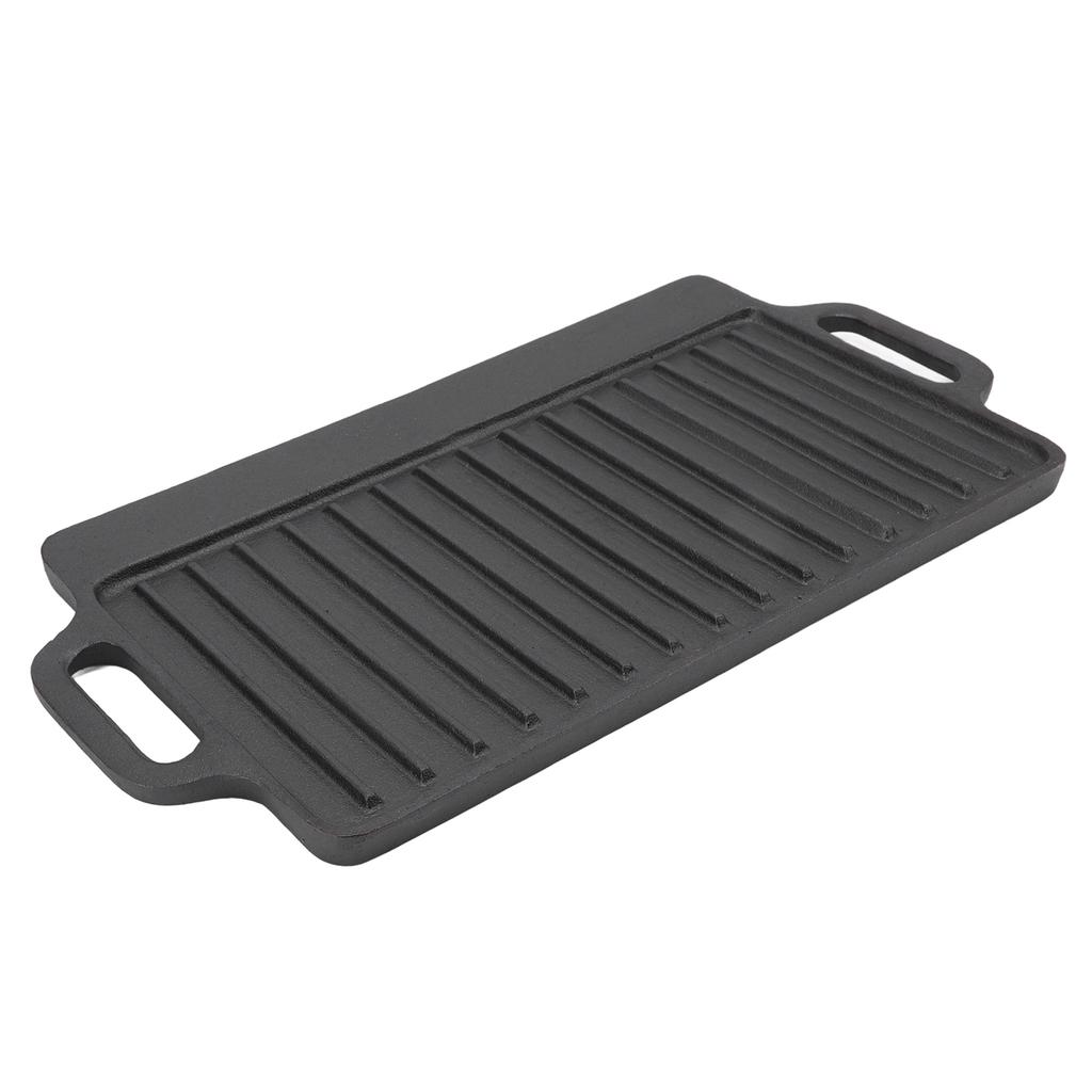 Grill Griddle Household Cast Iron Teppanyaki Plate Thickened Rectangular Double Sided Barbecue