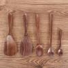 Wooden Honey Long Scoop Stir Coffee Dessert Rice Scoop Soup Spoons Kitchen Supplies Tableware