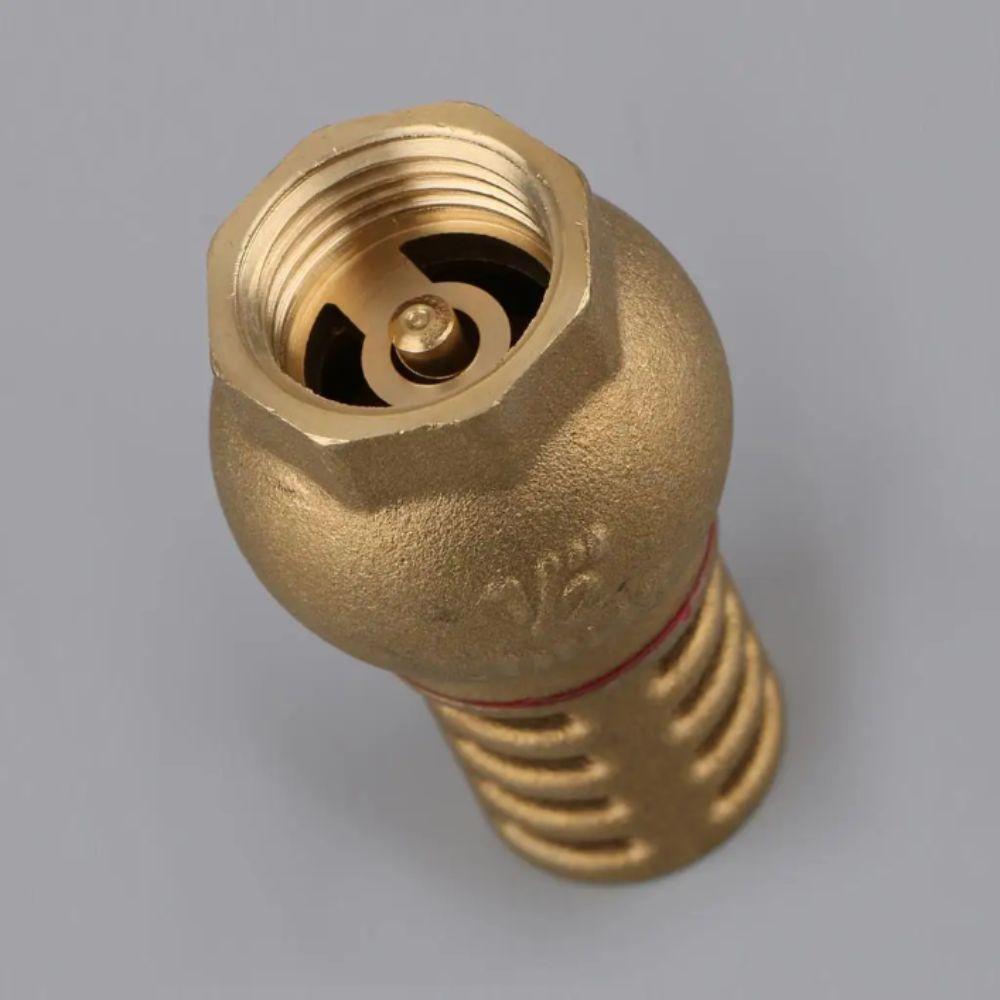 Strong Metal Brass Foot Valve Female Thread Check Valve Strainer Filter Complete Specifications