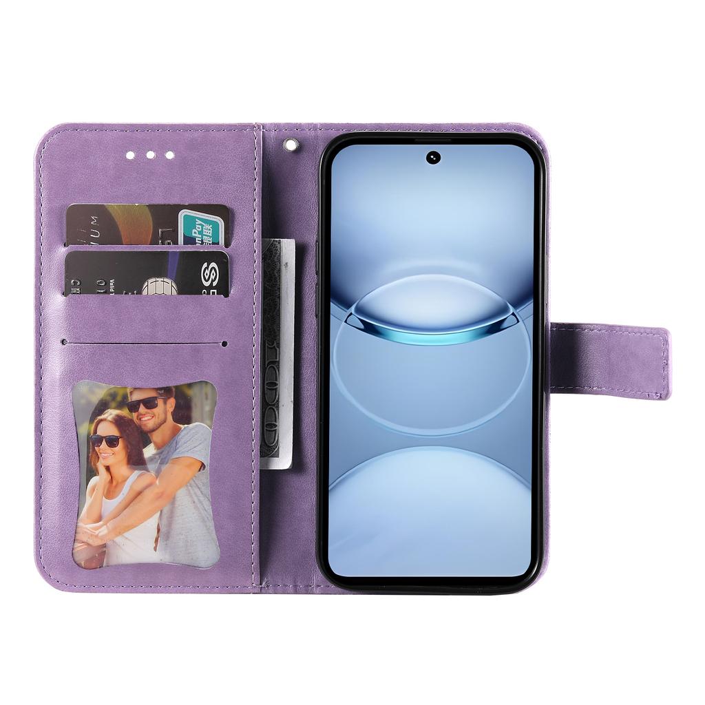 Para Capa TECNO Spark 30 5G/Pova 6 Neo 5G com Padrão Floral PU Couro Carteira Suporte Capa de Celular
